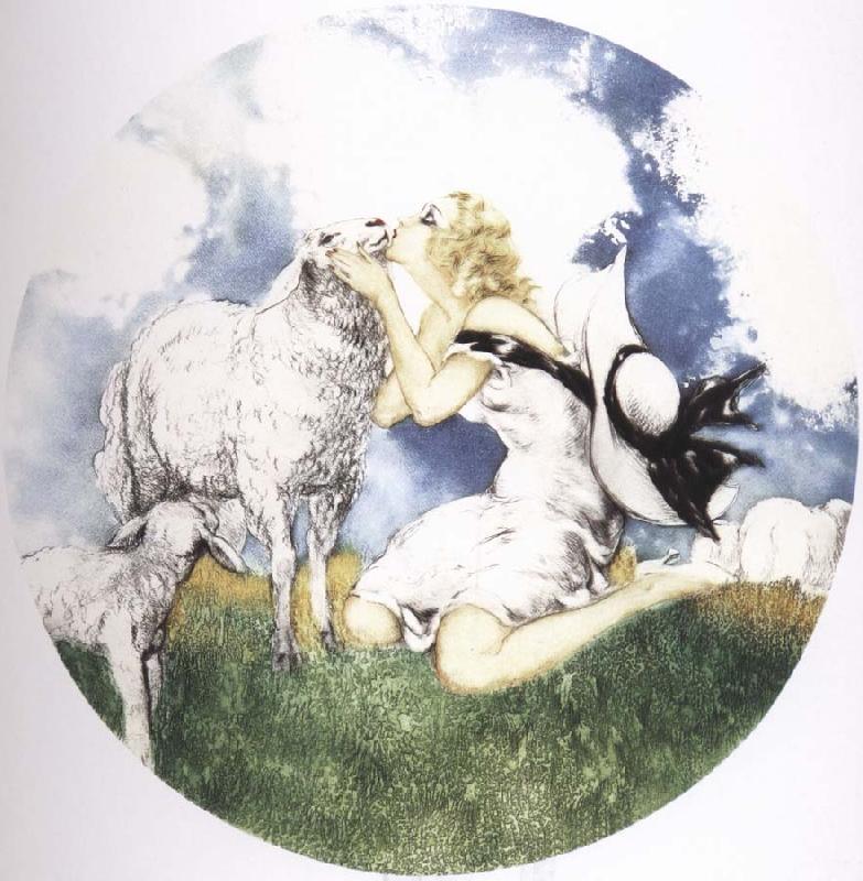 Louis Lcart Like sheep oil painting image